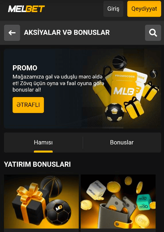 Bonusu Melbet AZ